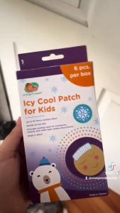 Orange and Peach Icy Cool Patch for Kids Cooling Fever Cool Fever Patch First Aid