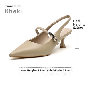 Josiny | New 2026 Style Summer Buckle Heel Sandals