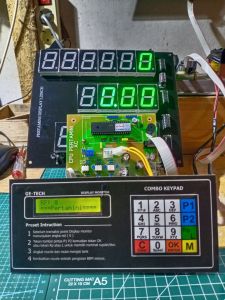 Satu paket CPU AC POM MINI ATMEL 32 DENGAN DISPLAY DAN TOMBOL LEYPED COMBO