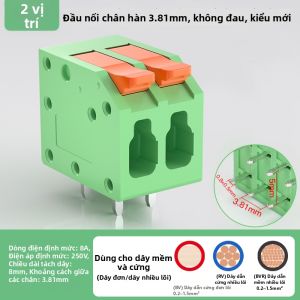kuicc | Dải Kết Nối Nhanh Không Ốc Vít PCB Dây Thẳng Chân Đồng