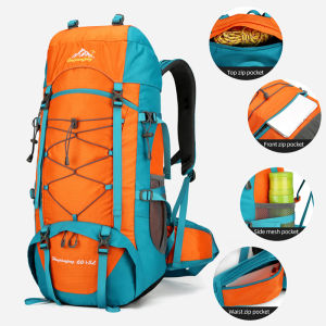 Outdoor Climbing Backpack Large Capacity Hiking Trekking Camping Sports Travel Bag Shoes Pocket Mountaineering Luggage Rucksack