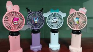 MYUNG Kipas Angin USB Karakter Essential Oil Aromaterapi Dengan Portabel Dudukan Handphone