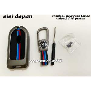 Casing Kunci besi titanium all new rush terios avanza 2019 proton include keychain