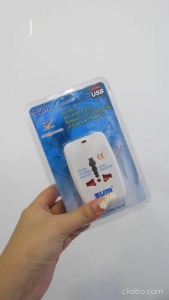 Ultimate SUM 33 Series Travel Adapter: Power Up On the Move with Dual USB Ports! Stay Connected Anywhere with 2400 & 2100mAh Power Capacity.