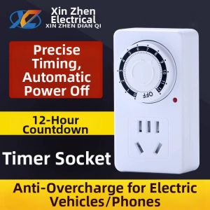 Electric Bike Charging Timer Socket Mechanical Countdown