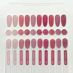 WS Pink Professional Gel Nail Polish Lasting and Lustrous Makeup Effect Salon and Home Use Salon Nail Polish Bright Colors