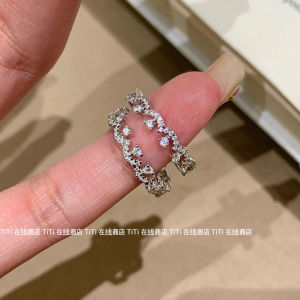 Ultra-Shiny Lace Ring for Women Three-Way Wear Design Finger Ring Stackable Band  out New Fashion Jewelry Accessories