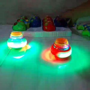 MAINAN GANGSING PUTAR LAMPU DAN MUSIK KARAKTER UFO GASING BERPUTAR LAMA