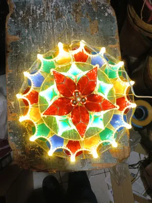 Christmas parol capiz lantern 16 inches 220 volts