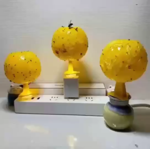 Sticky Fly Traps Glue Fruit Fly Trap Ball in the Shape of Citrus Fruit Flying Insect Trap