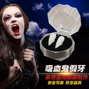 Halloween Vampire Dentures Cos Props Horror Zombie Fangs Fangs Film and Television Makeup Cute Elf Tiger Teeth