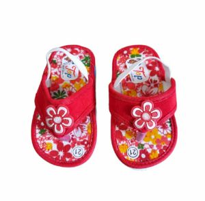 SANDAL ANAK BABY BUNYI MOTIF BUNGA 0/18 BULAN