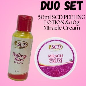 Duo Set SCD Peeling Lotion & 10g Miracle Cream