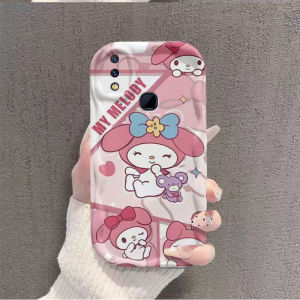 Vivo Z1 Youthful Cute Cartoon Silicone Protective Phone Case Female Style with Airbag Anti-fall High Aesthetic Personality