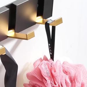 Innovative Invisible Space Saving Square Foldable Bathroom Hooks