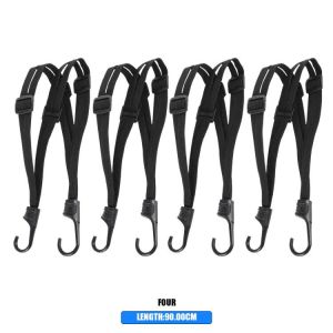 24"/60cm and 35.4"/90cm Motorcycle Helmet Luggage Rope Bungee Cord Bandage Luggage Helmet Retractable Elastic Strap