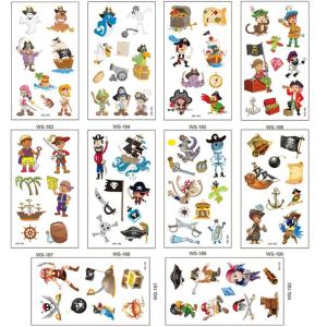 A Pirate party supplies Temporary Tattoos Boys Girls Tattoo Stickers Birthday Party Supplies Gifts Pirate Party Decorations