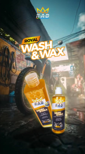 KAD KING AUTO DETAILING Royal Wash & Wax 500ml Clean & Shine Shampoo Motor & Mobil
