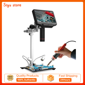 Andonstar AD407 Pro 7 Inch 270X HDMI Digital MicroscopeUpgraded 12.5 inch Metal Stand for Professional PCB/SMD Soldering Tools