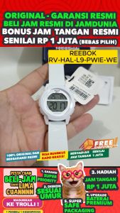 JAM TANGAN REEBOK ORIGINAL WANITA REEBOK RV-HAL-L9-PWIE-WE - WOMEN LA - RESIN BAND - ABU - JAMDUNIA / JAM DUNIA JD18 # JAM TANGAN WANITA JAM WANITA JAM TANGAN ANTI AIR $ JAM REEBOK RV HAL L9 PWIE WE JAM DIGITAL