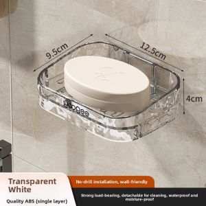 SIVASS | Wall-Mounted No-Drilling Soap Dish with Drainage