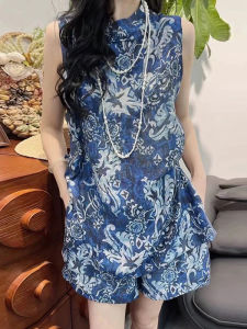 DAIXIANGFEIZI | Stylish and Elegant Chinese Style Summer Set for Short Women
