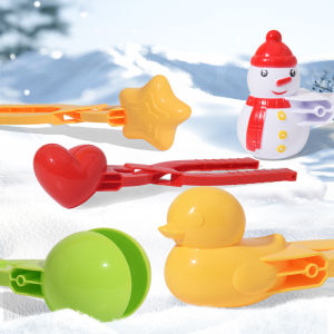 Childrens Snowball Clip Toy Duckling Snowball Maker Playing in the Snow Equipment Tool for Snowball Fight Outdoor Toys