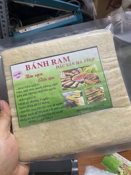 Vỏ ram Hà Tĩnh - Bánh đa cuốn nem siêu ngon giòn rụm | Lazada.vn