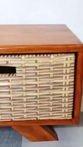 MEJA TV 43 Inci Minimalis Modern Rangka Kayu Jati Bufet Ruang Tamu Rak Murah Serbaguna Terlaris