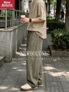 NEW BOLUNE | Quần Tây Lửng Thoáng Mát Sang Trọng Chất Liệu Linen