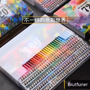 48/72/120 color professional oily colored pencil set painter painting sketch wood colored peancil school act surpplies