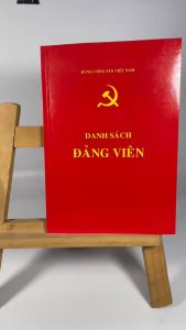 Danh sách Đảng viên - khổ A4 - 160 trang ruột.