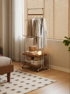 DONGMU | Full Length Mirror Clothing Stand Stainless Steel