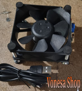 KIPAS USB PENDINGIN STB MODEM ROUTER WIFI tipe AM BARU 8CM 3500RPM saran PAKAI CHARGER HP 2A