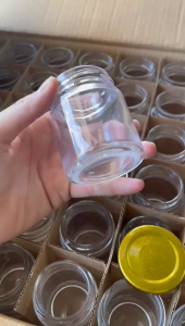 Jar kaca tebal(tall/panjang)SAMBAL/CIRI Air Tight Mini glass Bottle Container Event Door Gift/pudding/bird‘s nest/honey布丁/燕窝/蜂蜜