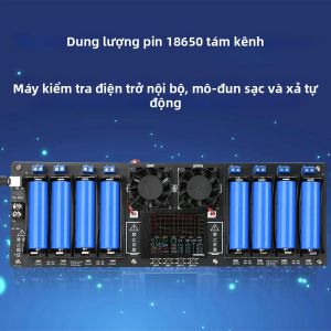 diymore | Máy Kiểm Tra Dung Lượng Pin Lithium 18650 8 Kênh Với Màn Hình Màu Mô-đun Sạc Xả Tự Động Dành Cho Ứng Dụng Máy Tính
