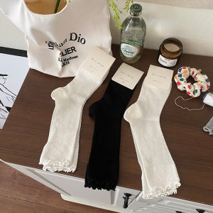 Visual Cooling ~ Gray Socks for Women Summer Thin Boneless Tube Socks Lightweight Breathable Pure Color Bunching Socks