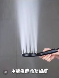 OHHDEER Powerful Ring Spray Booster Shower Head High Pressure Shower Head Home Bathroom Accessories