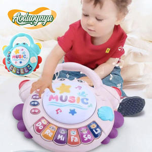 Aoduoyaya Music Drum Baby Music Hand Clap Drum Clap Drum Early Education Puzzle Baby Toys