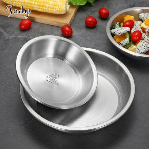 Stainless Steel Plate Circular Thickened Flat-bottomed