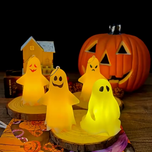 Đèn Trang Trí Halloween Hình Ma Dễ Thương – Phát Sáng Nhiều Biểu Cảm LILA DENMA22