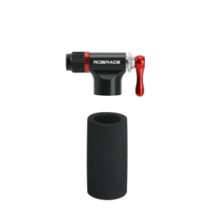 CO2 Pump For Bicycle Schrader Presta Adapter Aluminum Alloy Bike Tire Tube Pump With Insulated Sleeve Mini Lightweight Portable