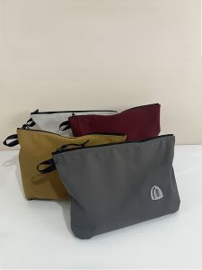 Ultra-Light Waterproof Outdoor Storage Bag Toiletry Makeup Card Document Case Portable Rectangular Zipper Closure Polyester