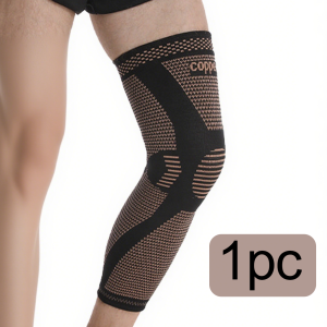 Bao Đùi Hỗ Trợ Khớp Gối Bằng Đồng Nguyên Chất Chất Liệu Nylon Dành Cho Nam & Nữ Hỗ Trợ Dài Thích Hợp Cho Bóng Rổ Đạp Xe Bóng Đá Tập Gym