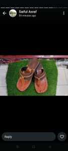capal kulit handmade 100%