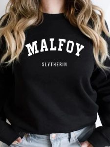 เสื้อฮู้ดคอกลมพิมพ์ลายตัวอักษรสำหรับผู้หญิง เสื้อฮู้ดแขนยาวทรงหลวมสบาย ๆ สไตล์สตรีท เสื้อผ้าทำงานฤดูใบไม้ผลิ