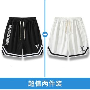 กางเกงขาสั้นกีฬาบาสเก็ตบอลแบบ American 5 จุด ทรงตรง หลวม กางเกงขาสั้นออกกำลังกาย วิ่ง สำหรับผู้ชายและผู้หญิง กางเกงขายาวลำลอง