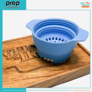 Progressive Prepworks Silicone Can Strainer Blue Fits 15oz and 20oz Can