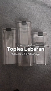 Eatkit Toples Kedap Udara Bening Cereal Penyimpanan Kontainer Food Storage Jar Container