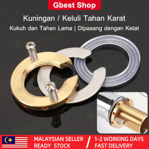 Gbest Convenient Tap Faucet Locknut Fixing Fitting Kit with Anti loosing Nut for Kitchen Bathroom Basin Stainless Steel Faucet Fastening Nut Circlip Antiloosening Washer Tap Locknut Replacement Accessories 开口螺母垫片水龙头紧固件